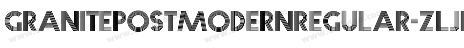 GranitepostmodernRegular-ZlJB字体转换 GranitepostmodernRegular-ZlJB字体转换