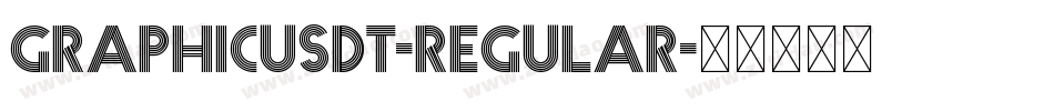 GraphicusDT-Regular字体转换