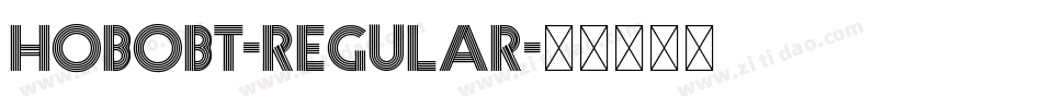 HoboBT-Regular字体转换 HoboBT-Regular字体转换