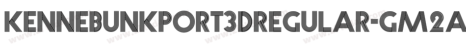Kennebunkport3DRegular-Gm2A字体转换 Kennebunkport3DRegular-Gm2A字体转换