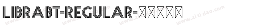 LibraBT-Regular字体转换