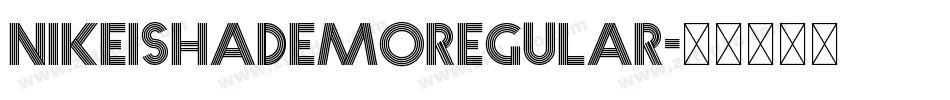 NikeishaDEMORegular字体转换