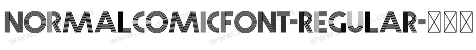 Normalcomicfont-Regular字体转换