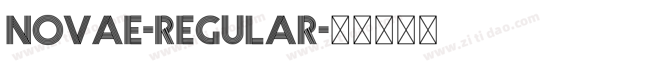 Novae-Regular字体转换