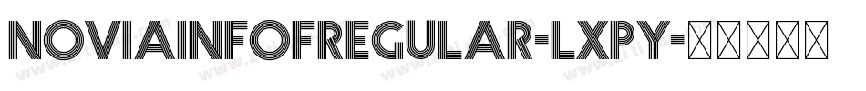 NoviaInfofRegular-Lxpy字体转换