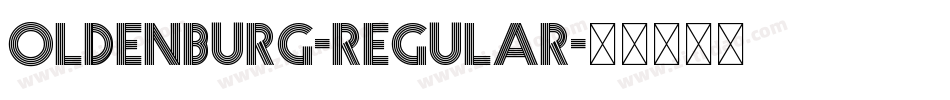 Oldenburg-Regular字体转换