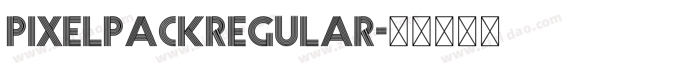 PixelpackRegular字体转换