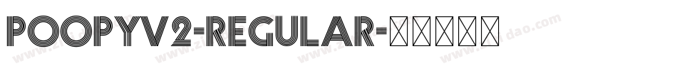 PoopyV2-Regular字体转换