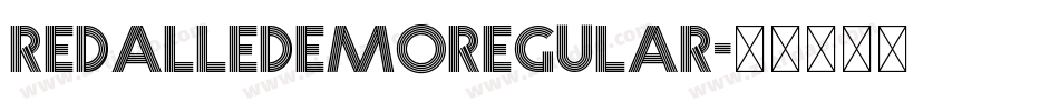 RedalleDEMORegular字体转换