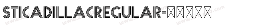 STICadillacRegular字体转换
