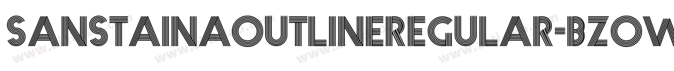 SanstainaoutlineRegular-Bzow字体转换