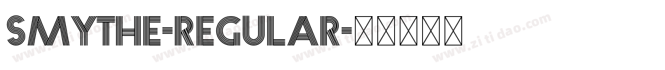 Smythe-Regular字体转换