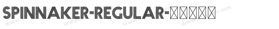 Spinnaker-Regular字体转换