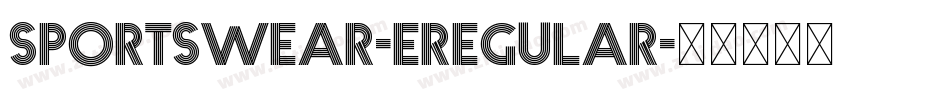 Sportswear-ERegular字体转换