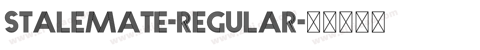 Stalemate-Regular字体转换