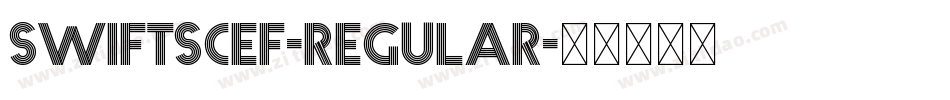 SwiftSCEF-Regular字体转换