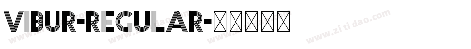 Vibur-Regular字体转换
