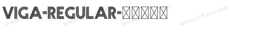 Viga-Regular字体转换