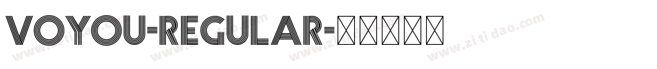 Voyou-Regular字体转换