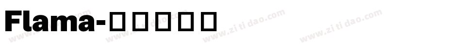 Flama字体转换