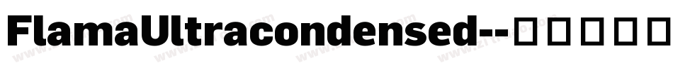 FlamaUltracondensed-字体转换