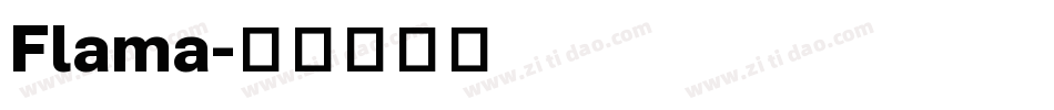 Flama字体转换