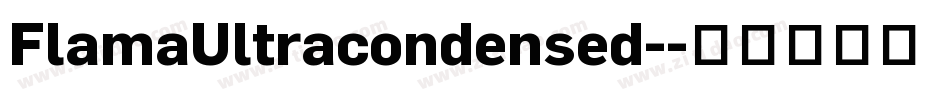 FlamaUltracondensed-字体转换