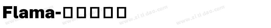 Flama字体转换