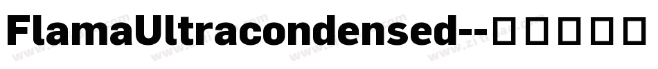 FlamaUltracondensed-字体转换