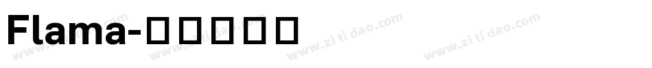 Flama字体转换