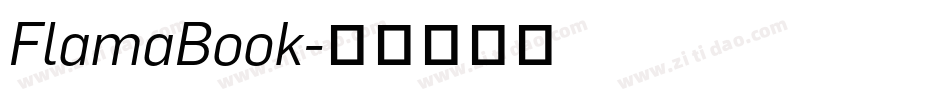 FlamaBook字体转换