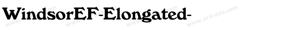 WindsorEF-Elongated字体转换