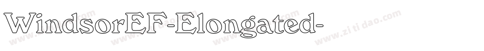 WindsorEF-Elongated字体转换