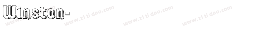 Winston字体转换
