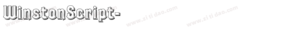 WinstonScript字体转换