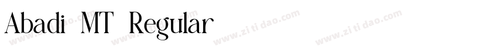 Abadi-MT-Regular字体转换