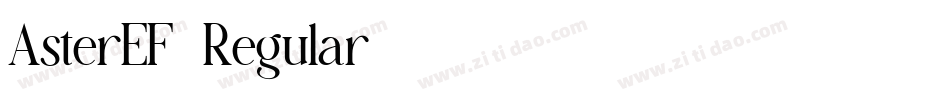 AsterEF-Regular字体转换