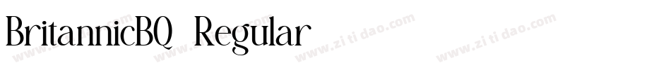 BritannicBQ-Regular字体转换 BritannicBQ-Regular字体转换