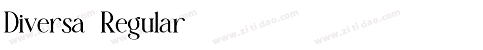 Diversa-Regular字体转换