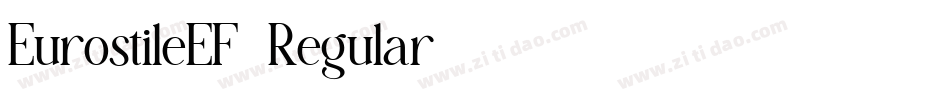 EurostileEF-Regular字体转换