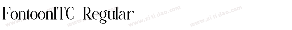FontoonITC-Regular字体转换 FontoonITC-Regular字体转换