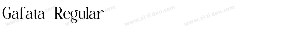 Gafata-Regular字体转换