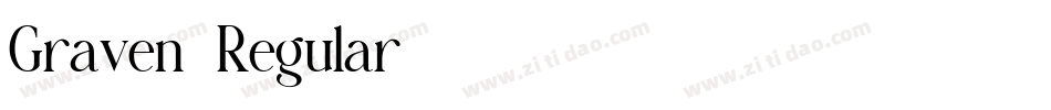 Graven-Regular字体转换