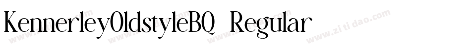 KennerleyOldstyleBQ-Regular字体转换