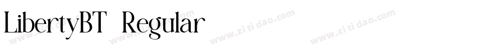 LibertyBT-Regular字体转换