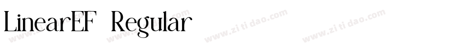 LinearEF-Regular字体转换
