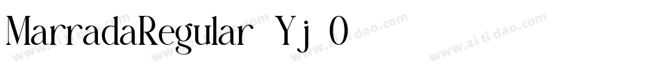 MarradaRegular-Yj0O字体转换