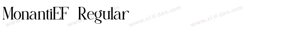MonantiEF-Regular字体转换
