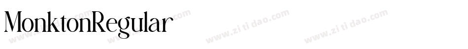 MonktonRegular字体转换 MonktonRegular字体转换