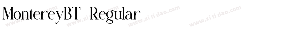 MontereyBT-Regular字体转换